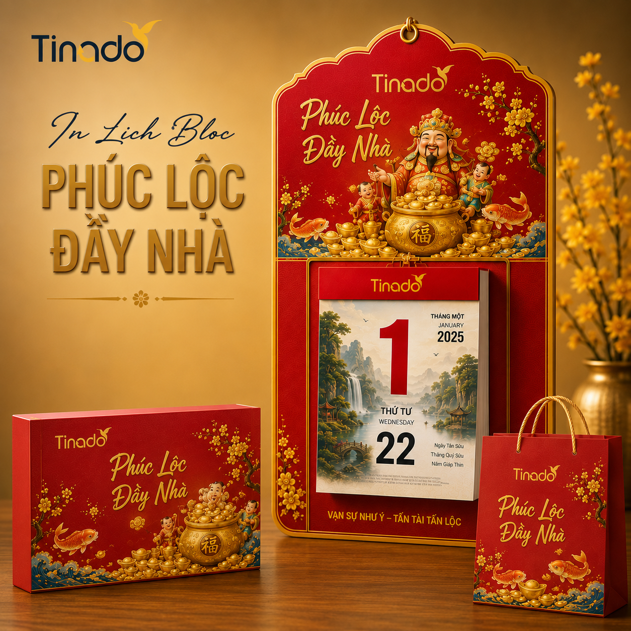 In Lịch Bloc Phúc Lộc Đầy Nhà