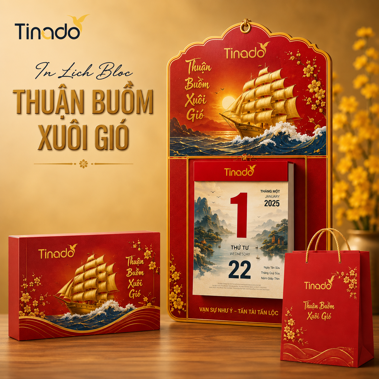 In Lịch Bloc Thuận Buồm Xuôi Gió