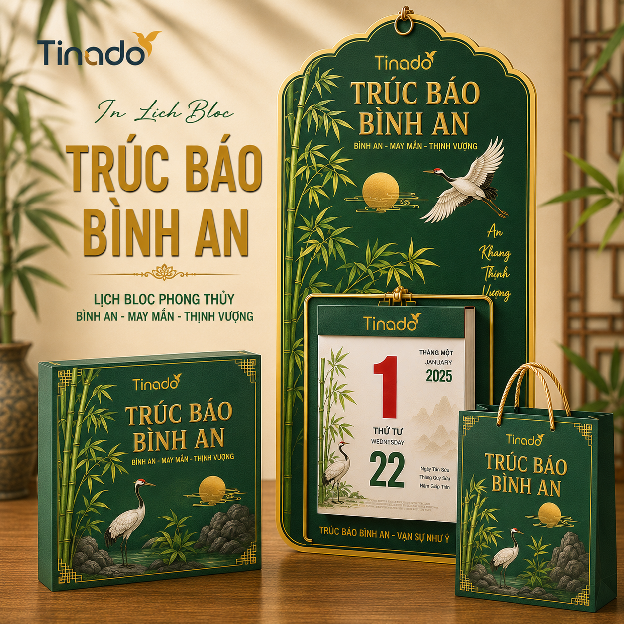 In Lịch Bloc Trúc Báo Bình An