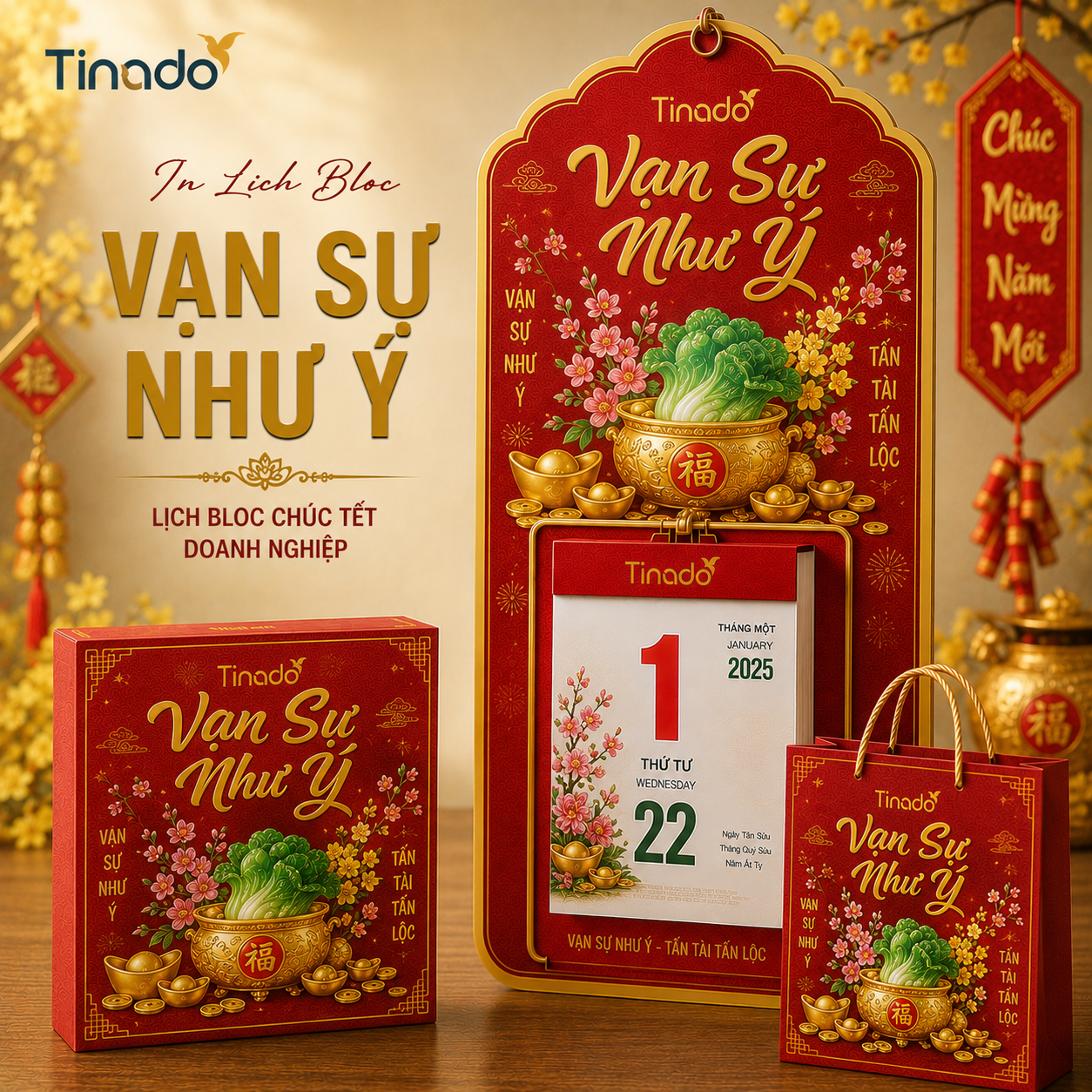 In Lịch Bloc Vạn Sự Như Ý