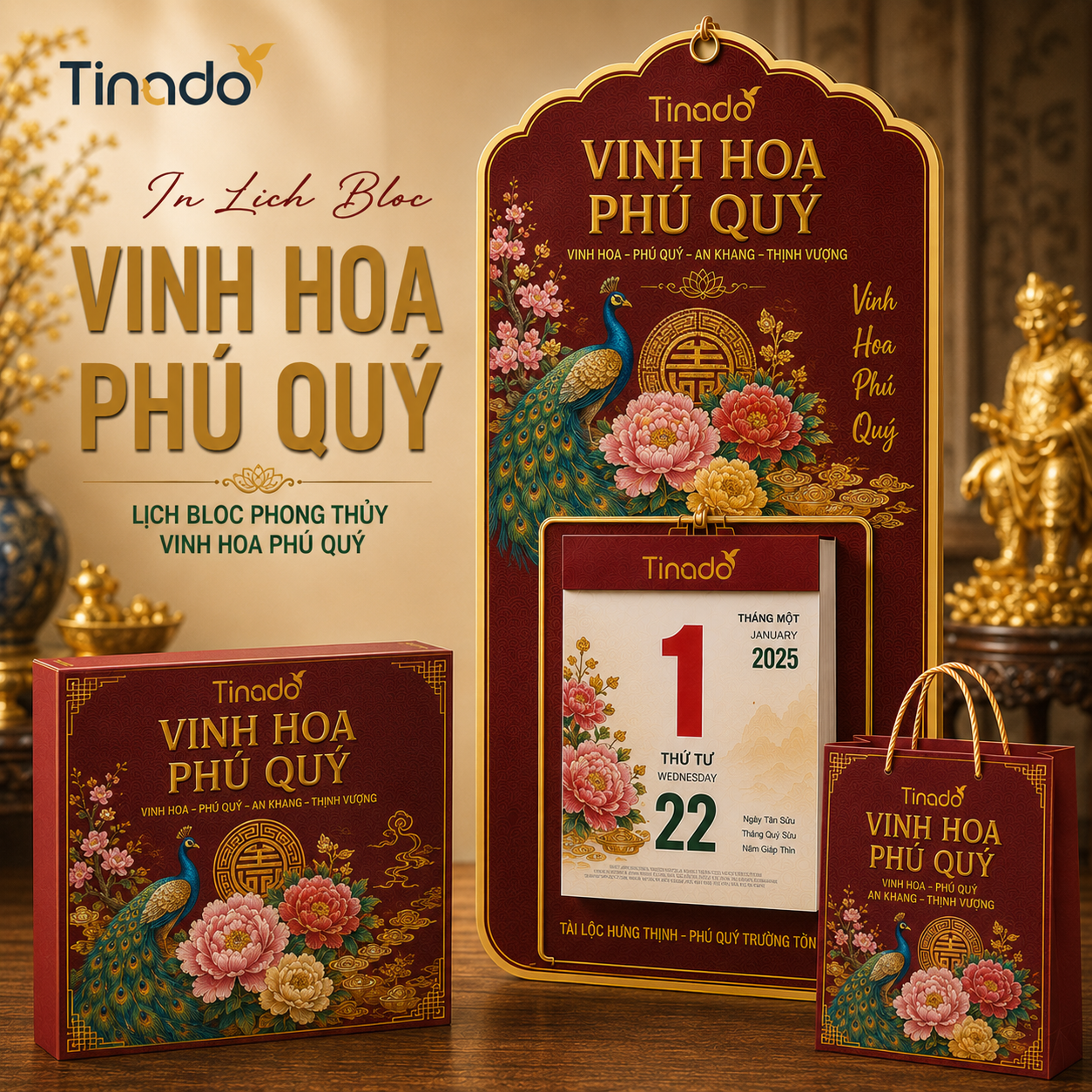 In Lịch Bloc Vinh Hoa Phú Quý