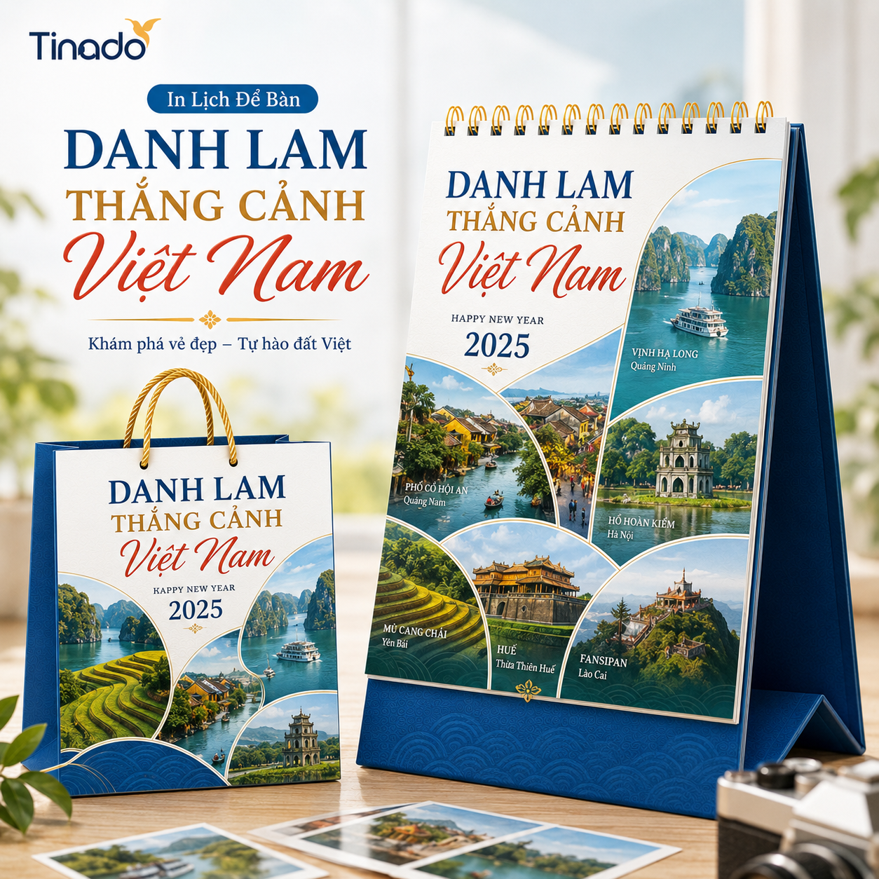 In Lịch Để Bàn Danh Lam Thắng Cảnh Việt Nam