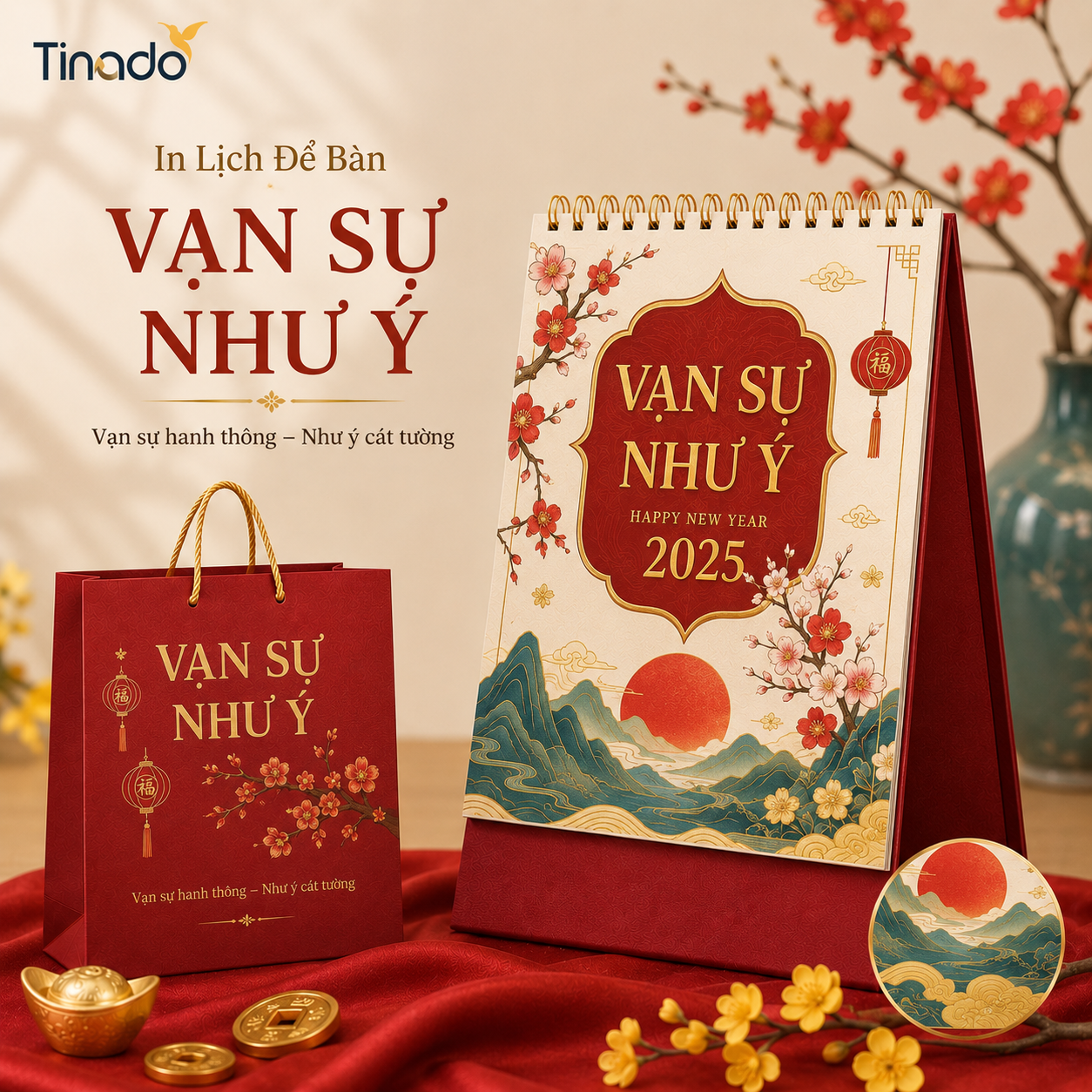 In Lịch Để Bàn Vạn Sự Như Ý