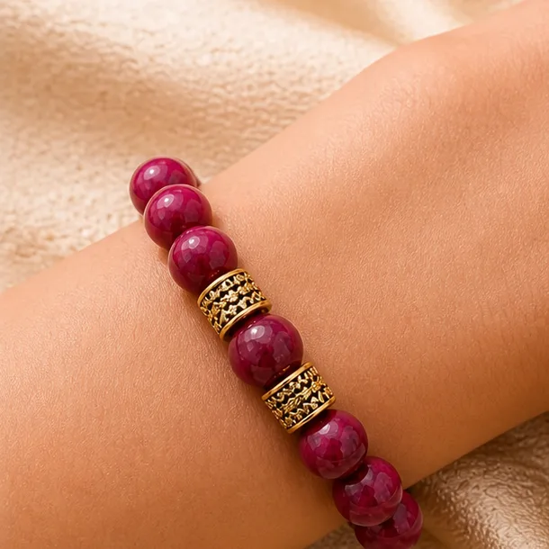 Vòng tay Ruby RB05 Song charm - ảnh sử dụng thực tế