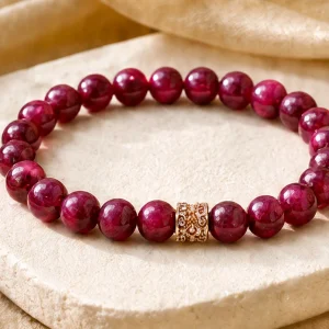 Vòng tay đá Ruby mã RB01